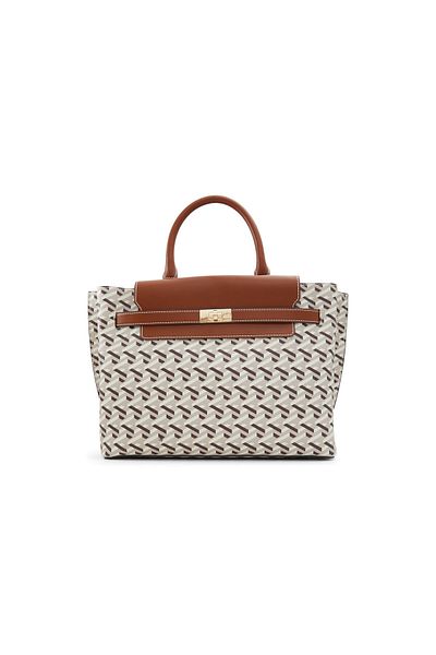 Call it Spring Women's Brown Satchel Bag Handbag With 2 Compartments