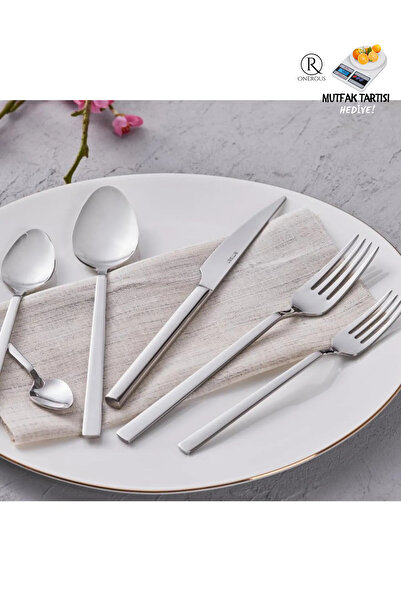 Emsan Sedir 84 Parça 8 Kişilik Premium Çatal & Bıçak & Kaşık Seti