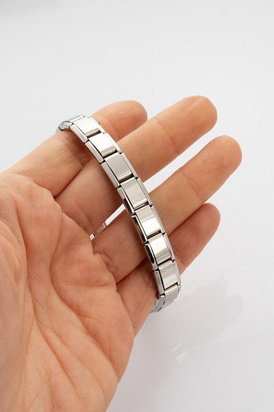 Chirkef Unisex Premium 316L Steel Italian Charm Bracelet Exclusive