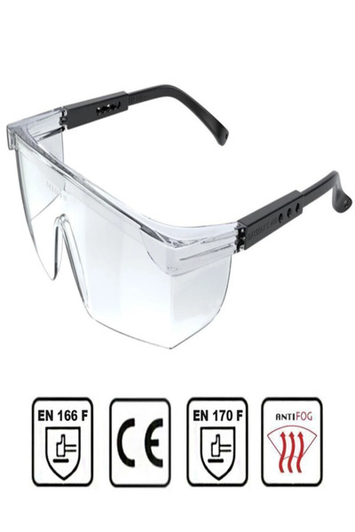 NUBLADO Work Safety Safety Goggles Antifog Anti-Fog Burr Laboratory Protective Glasses S400 Transparent.
