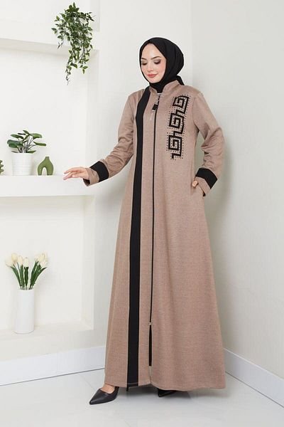 Ayşe Melek Women's Clothing Fashion Hijab Ferace Winter 2319