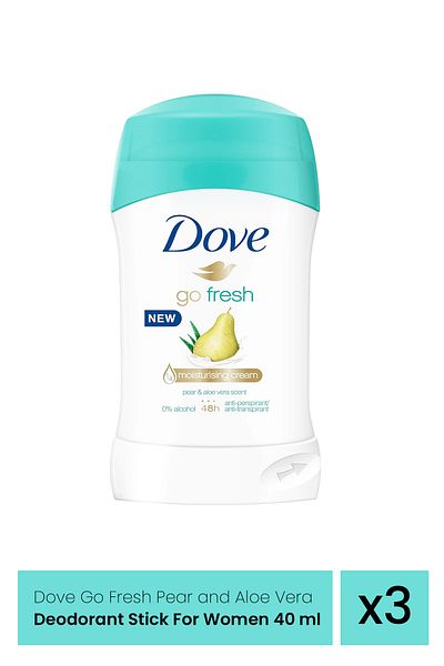 Dove STICK 40ML.PEAR ALOE VERA x 3 pieces
