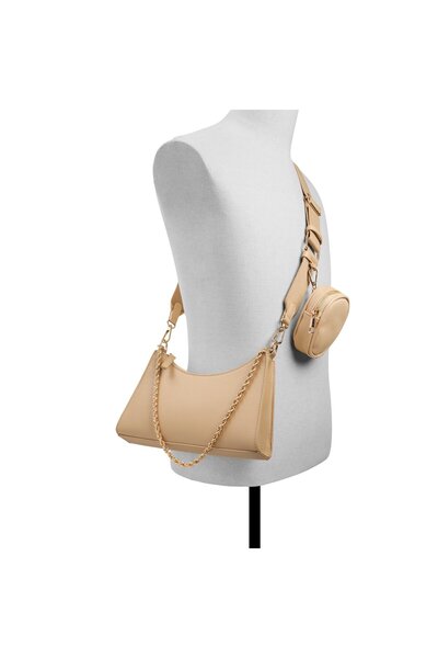 Call it Spring Women's Cream Cross Body Bag With Interior Slide Pocket