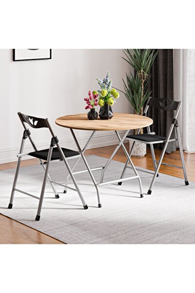 Güzelkan Katlanır Masa ve 2 Adet Sandalye Seti