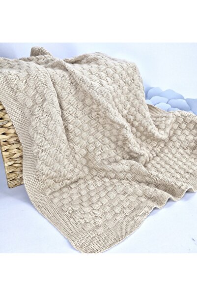 Evitle El Örgüsü Erkek Bebek Battaniye