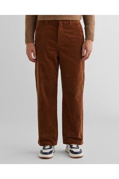 Gant Erkek Kahverengi Relaxed Fit Pantolon