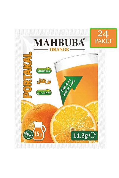 Mahbuba Portakal Aromalı Soğuk Toz Içecek 24x11.2gr
