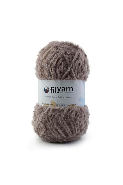 Filyarn Wildcat Single - Soft Fur Beard Cat Rope, Knitting Rope Feather Rope, Cat Play Rope