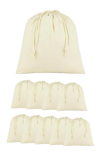 Çınar Bez Çanta Ham Bez Kese | 40x50cm (10 Adet)