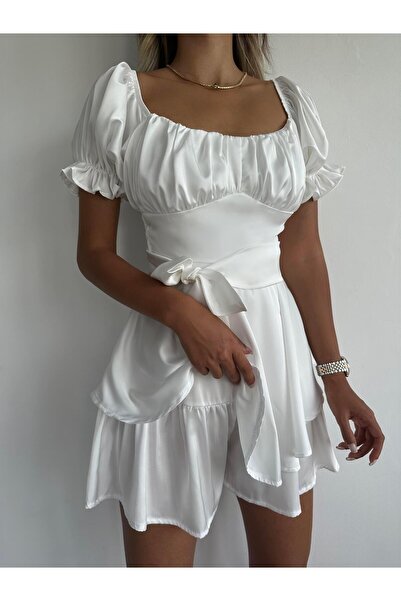 Angel Mia فستان سيندي أبيض