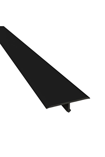Emek Yapı Kapı Eşik Profili Parke Kapı Altı Çıtası T Model Alüminyum Siyah 90cm*3cm*8mm