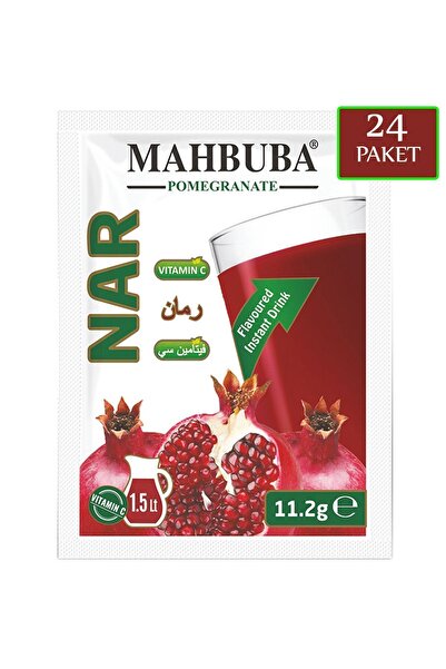 Mahbuba Nar Aromalı Soğuk Toz Içecek 24x11.2gr