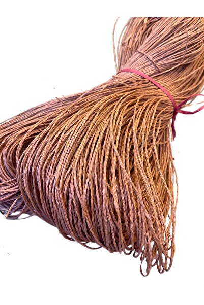 ÇİĞDEM YÜN Kağıt İp Toprak Rengi Çanta Hobi Örgü İpi 250gr