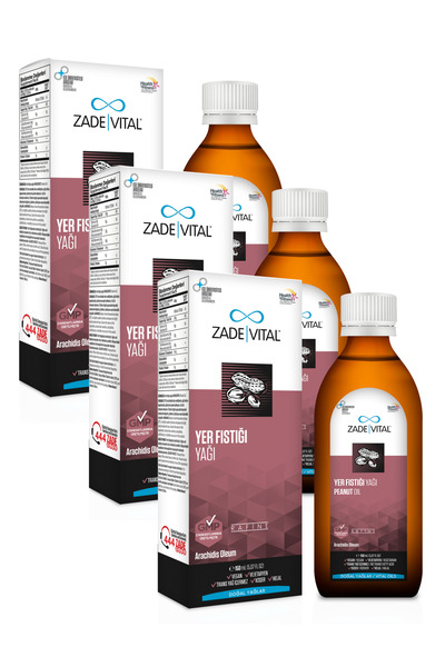 Zade Vital YER FISTIĞI YAĞI 150 ml (Bakır, manganez, demir, fosfor, magnezyum) 3 ŞİŞE