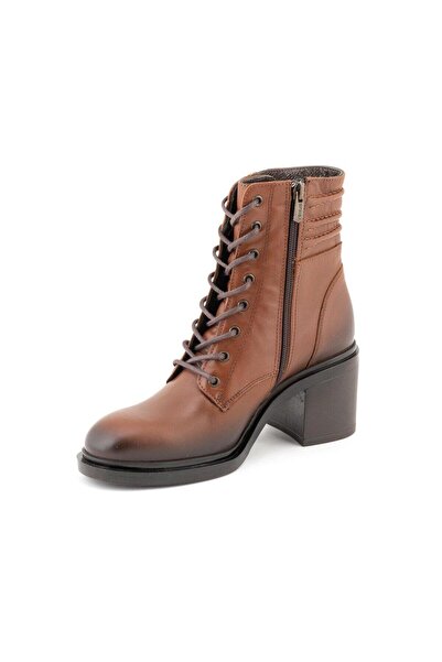 Venüs 2453101k Γυναικείες δερμάτινες μπότες με τακούνι