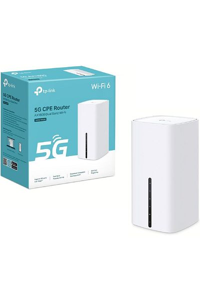 TP-LINK Archer NX200 5G Wi-Fi 6 AX1800 Mbps Router with SIM, Dual Band, Plug & Play, White