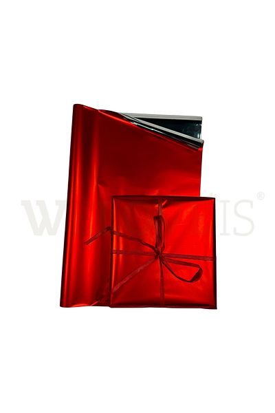 weloveis Red Metallized Gift Paper - 70X100, 20 Sheets