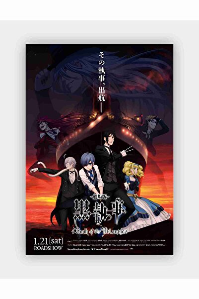 fırsatlar diyarı Black Butler: Book of the Atlantic Anime Hd Manga Duvar Post...