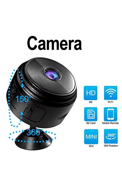 renesta 2K Mini Kamera - Kablosuz WiFi Bebek ve Bakıcı Güvenlik Kamerası