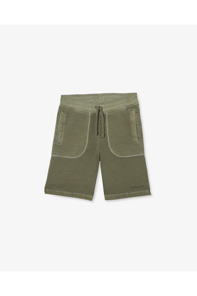 Gant Erkek Yeşil Logolu Şort