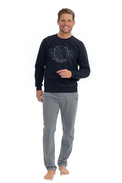 U.S. Polo Assn. ΑΠΟΣΤΟΛΗ US POLO ΒΑΜΒΑΚΙ ΠΟΔΗΛΑΤΟ ΛΑΚΟΣ ΜΑΚΡΥΜΑΝΙΚΗ ΑΝΔΡΙΚΗ ΠΙΤΖΑΜΑ