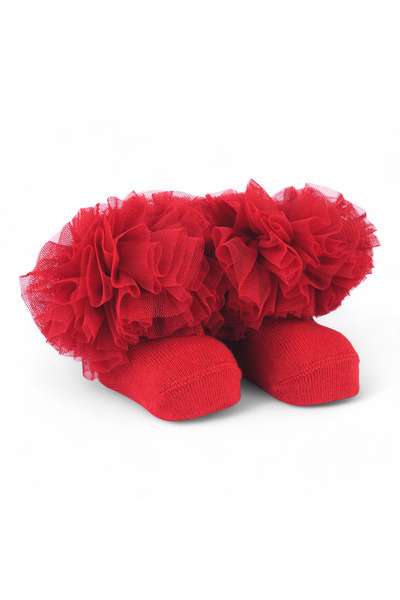 Yümese Çorap LÜKS KOKOŞ TÜLLÜ BEBEK ÇORABI