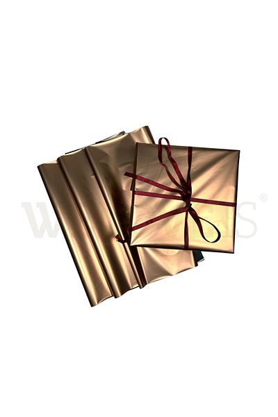 weloveis Rose Gold Luxury Metallized Paper - 50X70, 20 Sheets Gift Wrapping