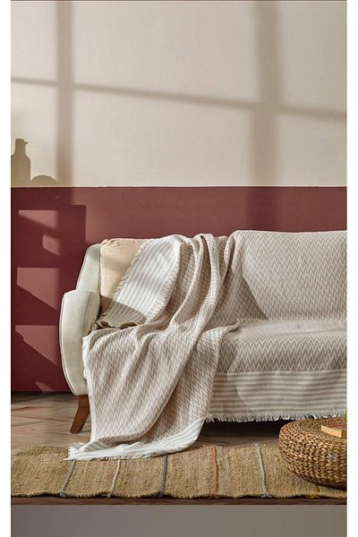 ESMEN Κάλυμμα καθίσματος Aygul μπεζ 170x210