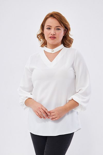 UNIQUE LADY Plus Size Women's Blouse