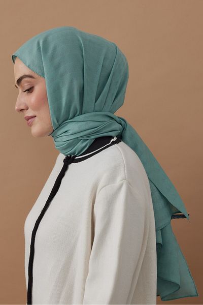 Modakaşmir Şal cu model triunghi din seria Soft Jacquard