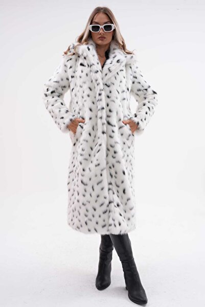 NAVY ΜΑΚΡΥ ΜΠΟΥΦΑΝ SNOW LEOPARD