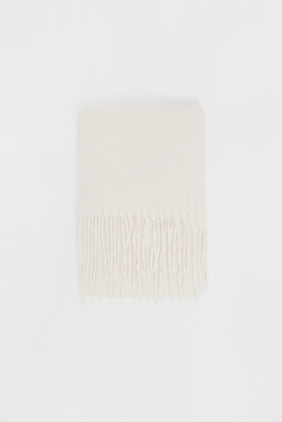 Stradivarius Fırçalanmış iplikli atkı