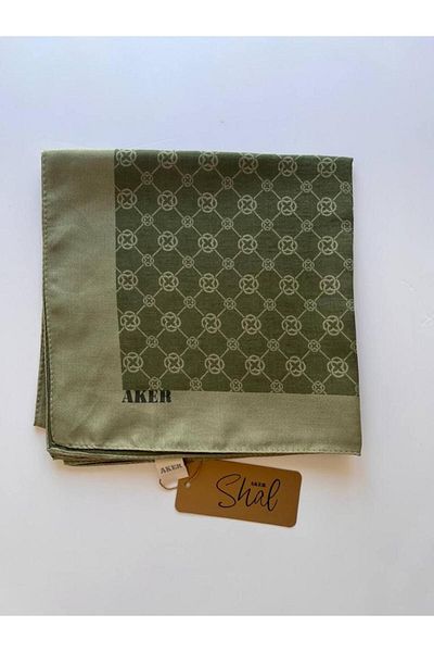 Aker Φουλάρι Green Elegance Monogram
