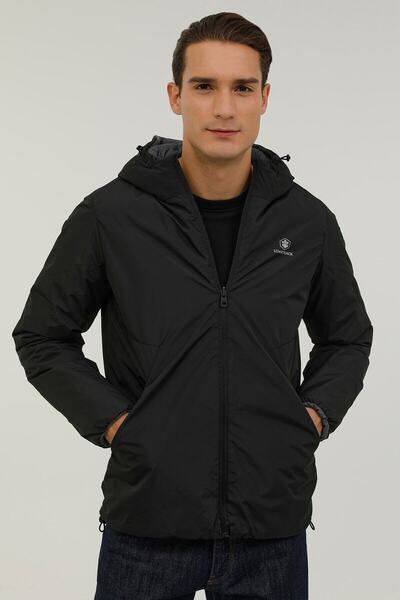 lumberjack M-sn55 معطف لوكاس 2pr معطف أسود للرجال