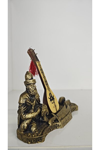 SM Sanat Evi Hacı Bektaş Kartvizitlik Masaüstü Biblo - Sazlı Seyyar