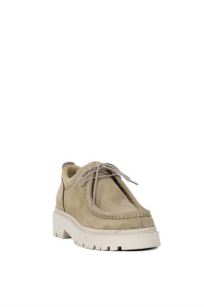 Ayakkabı Fuarı Elit VVS24161N - Pantofi casual de damă, din piele naturală, nubuc, culoare nisip