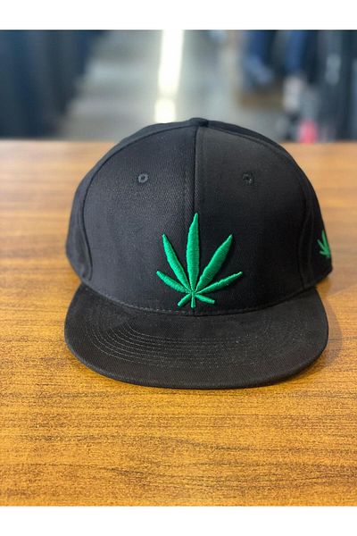 Lost Maple Leaf Μαύρο Χρώμα Unisex Hip Hop Snapback Rapper Καπέλο καλαθιού