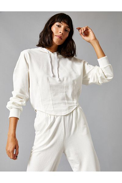 Koton Comfortable Hooded Sweatshirt