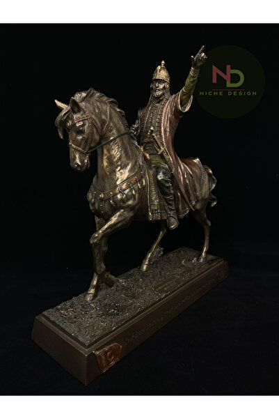 Veronese Wise Türk Tarihi Serisi %100 El Boyaması Bronz Heykel