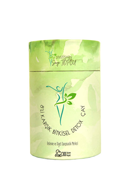 diyetisyen sevgi topçu 8'li Karışık Bitkisel Detox Çayı