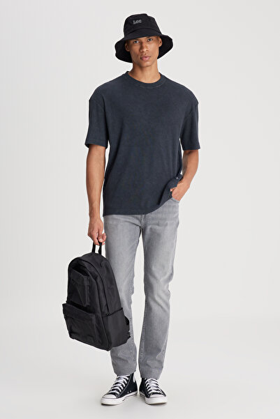 Lee Ανδρικό μπλουζάκι Crew Neck Anthracite L241569003 Crew Neck T-shirt