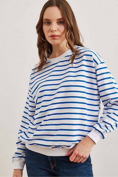 Olalook Hanorac alb Saks Blue Soft - SWT- 19000457