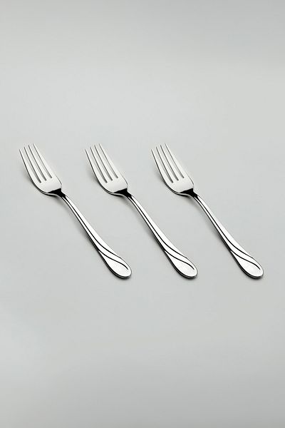 Nehir Sapphire Plain 12 Pieces Dinner Cutlery Set