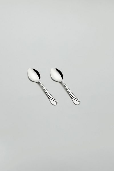 Nehir Sapphire Plain 12 Pieces Tea Spoon Set