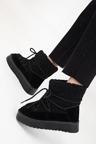 SOHO Μαύρα γυναικεία μποτάκια - 20077 Model Bootie