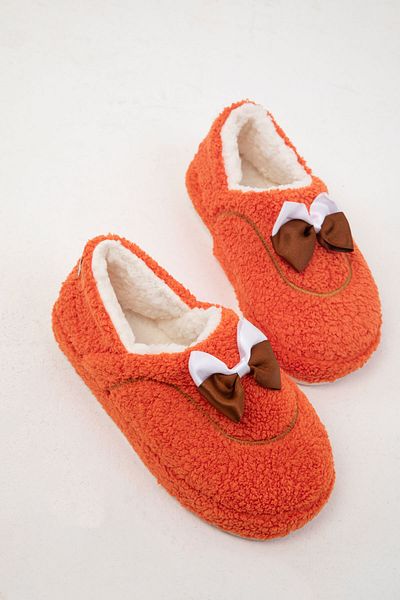 SOHO Orangefarbene Heimstiefel für Damen – Modell 20072