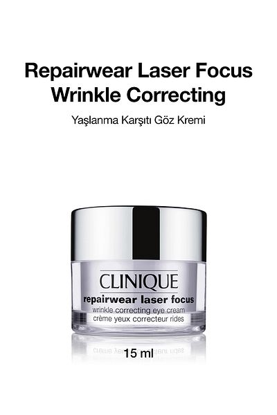 Clinique Repairwear Laser Focus - Striped and Anti-Wrinkle Eye Cream 15 ml
