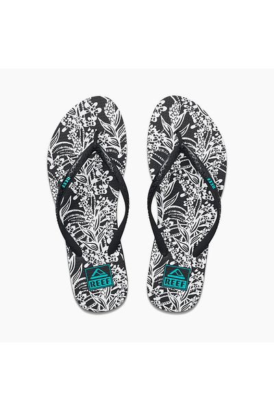 Reef Seaside Prints - Black/White Paisley