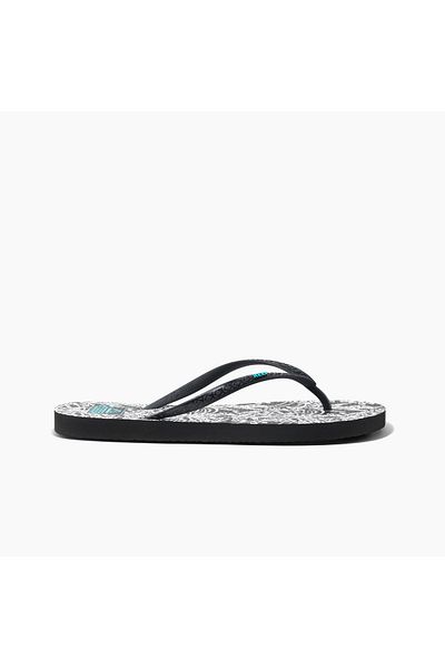 Reef Seaside Prints - Black/White Paisley