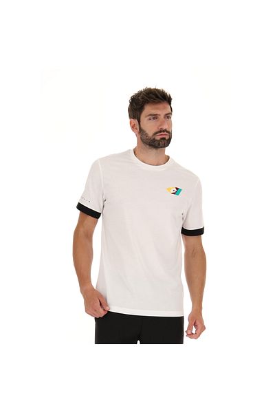 Lotto Athletica Classic V-Neck Tee - Candy White
